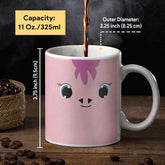 Indigifts Half-N-Half Unicorn Printed Kids Coffee Mug